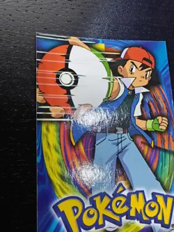 Ash Ketchum Topps Pokemon TV Animation Edition Johto Series 1 Checklist 2001 - Image 2