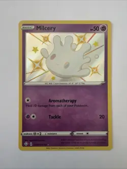 POKEMON TCG MILCERY SV057/SV122 SWSH SHINING FATES SHINEY RARE!! - Image 1