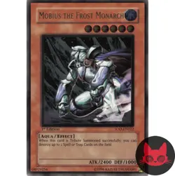 Yugioh Mobius the Frost Monarch SOD-EN022 Ultimate Rare 1st Edition LP - Image 1