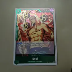 One Piece Enel (OP10-025/162) OP10 Royal Blood NM+ NM FOIL TCG CCG - Image 1