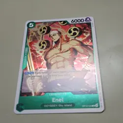 One Piece Enel (OP10-025/162) OP10 Royal Blood NM+ NM FOIL TCG CCG - Image 2