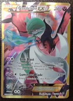 Pokemon Gardevoir EX TCG Full Art Secret Rare Holo Card 116/114 Steam Siege - Image 3