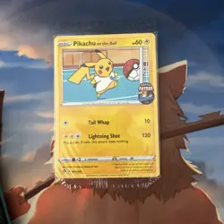 Pokemon TCG Pikachu On the Ball UK Exclusive Card 001/005 - Sealed - Image 1