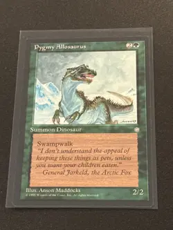 Ice Age Pygmy Allosaurus MTG Magic the Gathering NM - Image 1