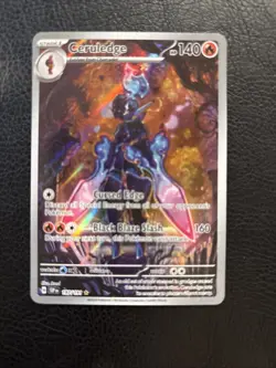 Pokemon TCG Ceruledge Illustration Rare Holo Card Sv08 Surging Sparks 197/191 NM - Image 1