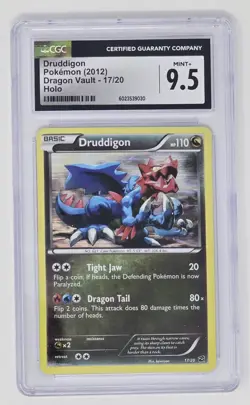 Druddigon (17/20) Holo CGC 9.5 (2012) Pokemon Black & White: Dragon Vault set - Image 1