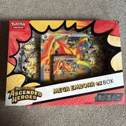 Pokemon TCG Mega Emboar Ex Collection Box New Sealed English - Image 1