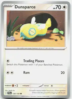 Dunsparce 120/159 Common Journey Together Pokemon Near Mint - Image 1
