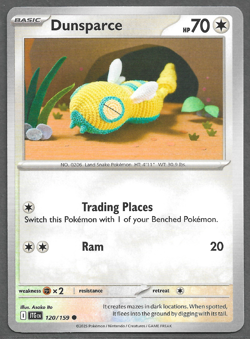 Dunsparce 120/159 Common Journey Together Pokemon Near Mint - Image 1