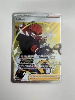Pokemon TCG Raihan Swsh12: Sword & Shield - Silver Tempest Trainer Gallery... - Image 1