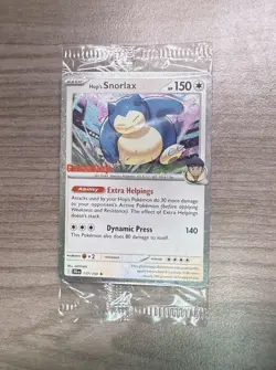 Pokemon Journey Together Hop's Snorlax Gamestop Promo - SEALED - Image 1