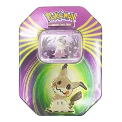Pokemon TCG: Mighty Mysterious Tin Mimikyu New Factory Sealed 2021 (3x Boosters) - Image 1