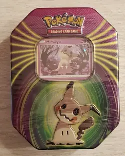 Pokemon TCG: Mighty Mysterious Tin Mimikyu New Factory Sealed 2021 (3x Boosters) - Image 2