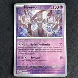 Pokemon TCG Mewtwo Scarlet & Violet-151 150/165 Reverse Holo Holo Rare - Image 1