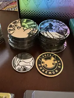 Pokemon Bulk. Coins, Stickers , LOTS of Promo Codes, Mini Portfolios - Image 3