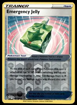 Emergency Jelly 155/195 Uncommon Silver Tempest Pokemon Reverse Holo LP - Image 1