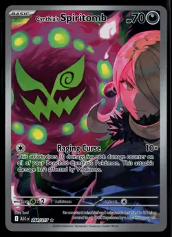 Cynthia's Spiritomb 244/217 ME: Ascended Heroes Illustration Rare Pokemon - Image 1