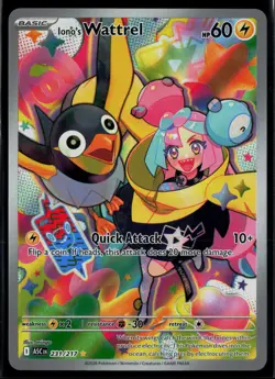 Iono's Wattrel 231/217 ME: Ascended Heroes Illustration Rare Pokemon - Image 1