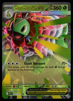Mega Meganium ex 010/217 ME: Ascended Heroes Double Rare Pokemon - Image 1