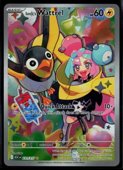 Iono's Wattrel 231/217 ME: Ascended Heroes Illustration Rare Pokemon - Image 1