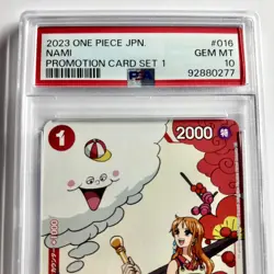 PSA10 Nami OP01-016 Romance Dawn Promotion Card Set 1 One Piece Card 2023 Japan - Image 2