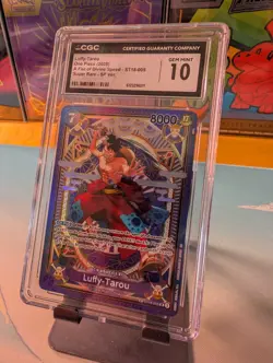 2025 One Piece Luffy-Tarou (SP) ST18-005 A Fist of Divine Speed Foil CGC 10 - Image 4