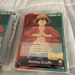 Lot of five (5) One Piece TCG PRE-ERRATA Monkey.D.Luffy Demo Deck w/Promo EN - Image 4
