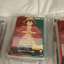 Lot of five (5) One Piece TCG PRE-ERRATA Monkey.D.Luffy Demo Deck w/Promo EN - Image 5