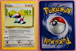 Porygon 39/102 | Base Set Unlimited 1999-2000 4th Print Pokemon TCG Card | LP/NM - Image 3