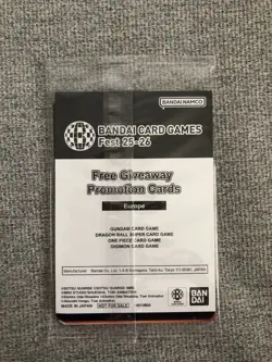 Promo Bandai Card Fest25-26 Sealed - incl. Monkey.D.Luffy OP07-073 „Afro Luffy“ - Image 2