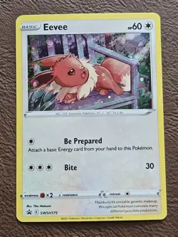 Eevee SWSH175 SWSH: Sword & Shield Promo Cards Holo - Image 1