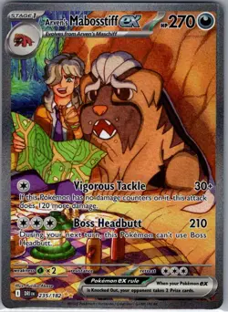 Arven's Mabosstiff ex 235/182 SIR SV10: Destined Rivals - Pokemon Card - NM - Image 1