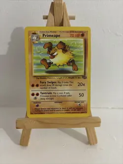 Pokemon TCG Primeape Jungle Card 43/64 Regular Unlimited - Image 1