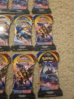 Sword and Shield Base Booster Pack Sleeved - x12 NEW English Sealed Pokemon 2020 - Image 4