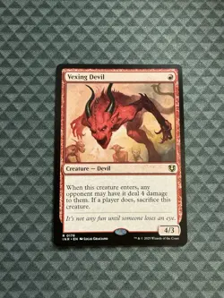 MTG Vexing Devil #0178 Rare Innistrad Remastered (INR) - Image 1