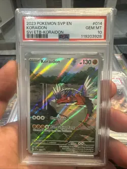 2023 Pokemon Svp En-Sv Black Star Promo Koraidon #014 PSA 10 - Image 1