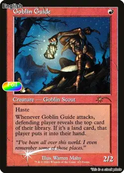 Goblin Guide (Retro Frame) [WPN - 4] Foil WPN & Gateway Promos - Image 1