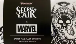 SECRET LAIR X MARVEL'S SPIDER-MAN: MANA SYMBIOTE RAISED FOIL EDITION SEALED/NEW - Image 1