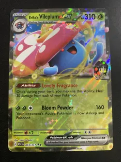 Erika's Vileplume ex 003/217 Double Rare Ascended Heroes Pokemon - Image 1