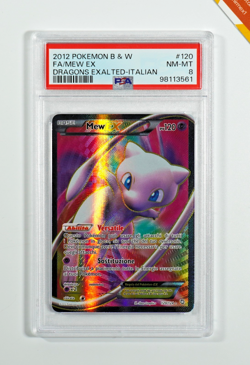 Pokemon PSA 8 Mew EX #120 Full Art Stirpe dei Draghi 2012 Italiano - Image 1
