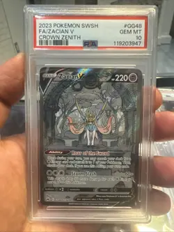 2023 Pokemon Swsh Fa/ Zacian V Crown Zenith. #GG48. PSA 10 - Image 1