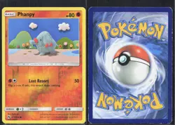 PHANPY 111/214 C LOST THUNDER POKEMON REVERSE HOLO LP - Image 1