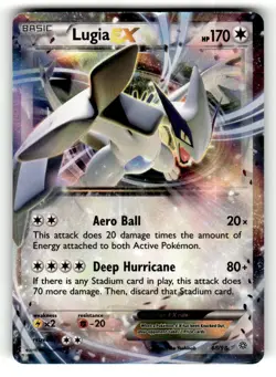 Lugia EX 68/98 EX Rare Ancient Origins Holo Pokemon MP - Image 1