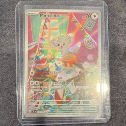 Minccino 182/162 SV05 Temporal Forces Illustration Rare Holo - Image 1