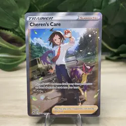 Cheren’s Care GG58 Crown Zenith Galarian Gallery Pokemon Card NM (1) - Image 1