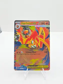 Pokemon TCG Mega Emboar EX 031/217 ASC Double Rare Holo - Image 1