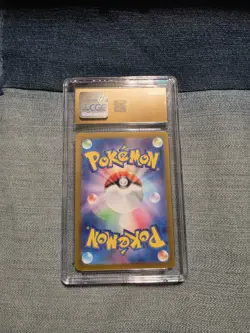 CGC Pristine 10 Pokemon TCG Eevee AR Holo 078/066 Sv5a Crimson Haze JP 2024 - Image 2