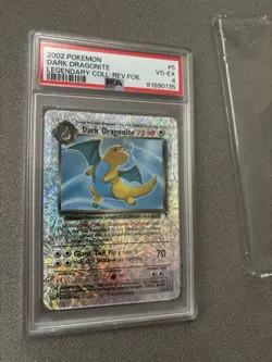 2002 Pokemon Dark Dragonite Rev Holo 5/110 Legendary Collection 2002, VG-EX 4 - Image 3