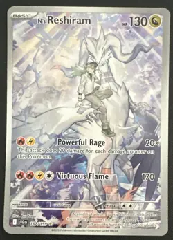 Pokemon N's Reshiram 167/159 Journey Together Illustration Rare NM - Image 1