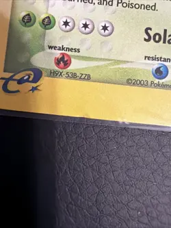 2003 Pokemon Ruby And Sapphire Sceptile 11/109 Swirl Has Dent MP - Image 2